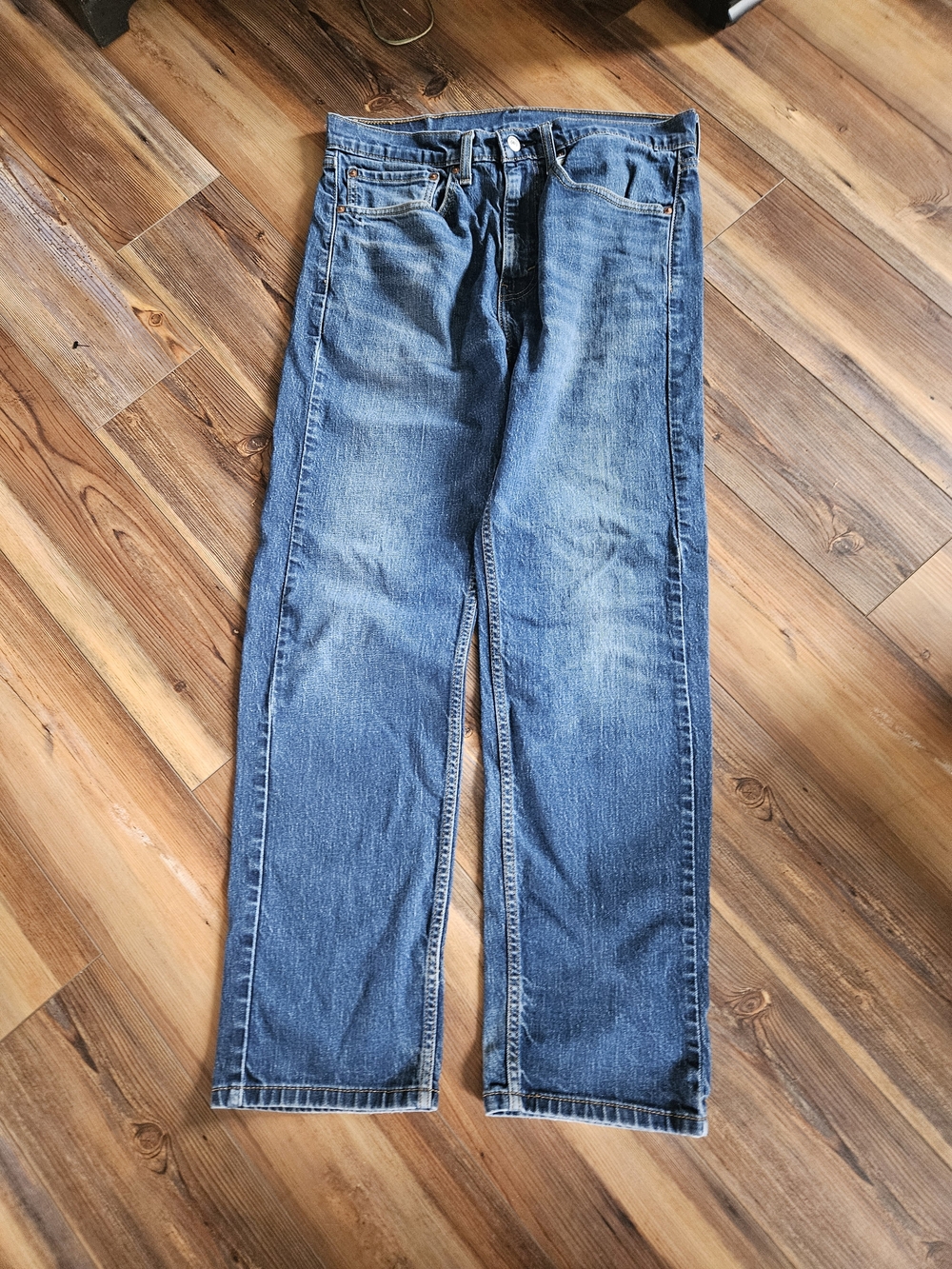 Levi's Women's Blue Straight-Leg Jeans
